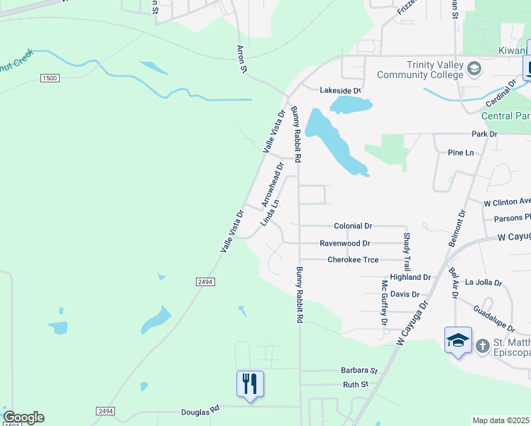 map of restaurants, bars, coffee shops, grocery stores, and more near 103 Louise Lane in Athens