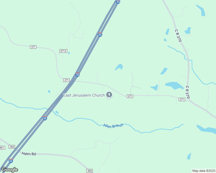 map of restaurants, bars, coffee shops, grocery stores, and more near C R 371 in Enterprise