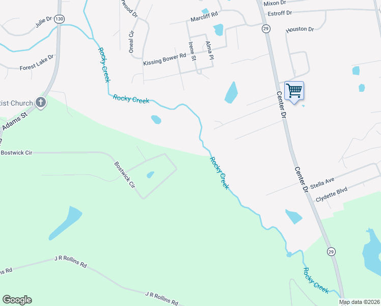 map of restaurants, bars, coffee shops, grocery stores, and more near 692 Bostwick Circle in Vidalia