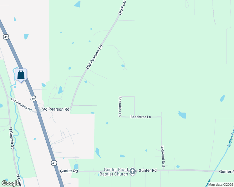 map of restaurants, bars, coffee shops, grocery stores, and more near 101 Chinquipin Lane in Florence