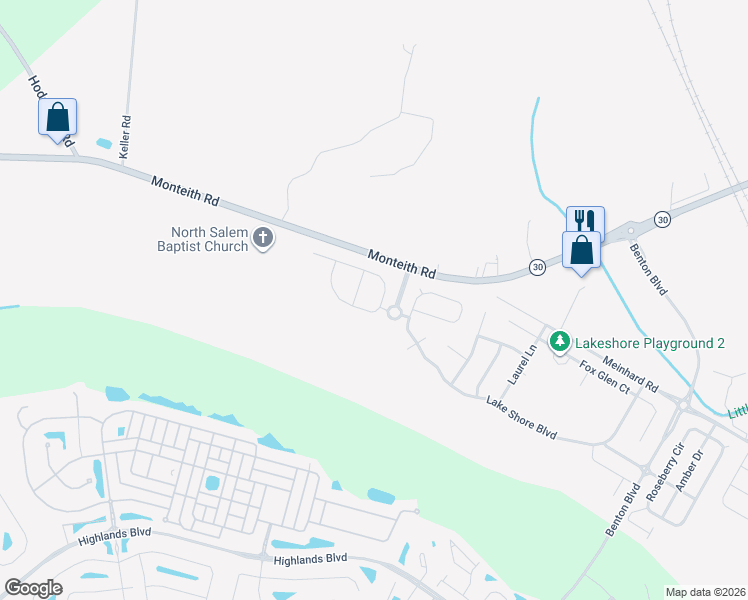 map of restaurants, bars, coffee shops, grocery stores, and more near 4 Springwater Drive in Savannah