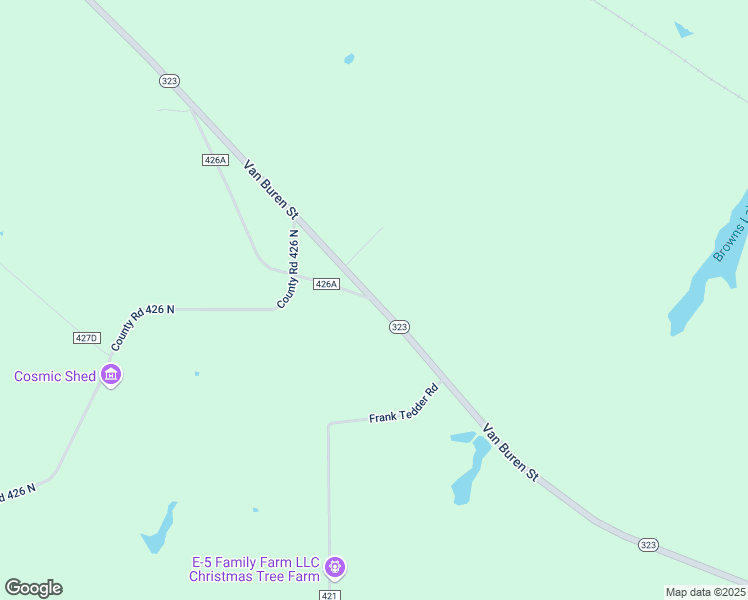 map of restaurants, bars, coffee shops, grocery stores, and more near North Van Buren Street in Henderson