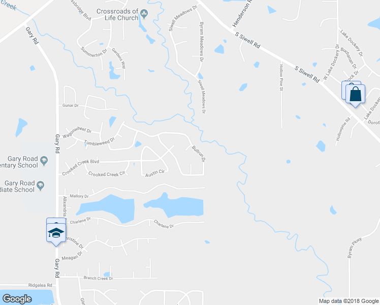 map of restaurants, bars, coffee shops, grocery stores, and more near 602 White Dove Cove in Jackson
