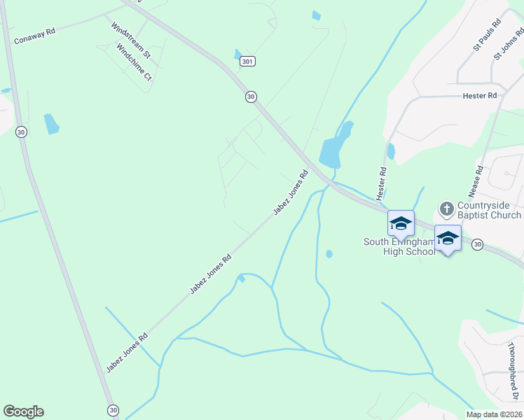 map of restaurants, bars, coffee shops, grocery stores, and more near 220 Jabez Jones Road in Guyton