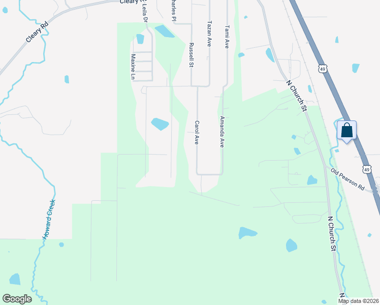 map of restaurants, bars, coffee shops, grocery stores, and more near 160 Carol Avenue in Florence