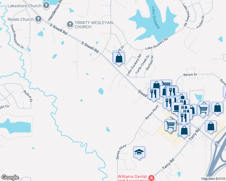 map of restaurants, bars, coffee shops, grocery stores, and more near Hollowpine Road in Byram