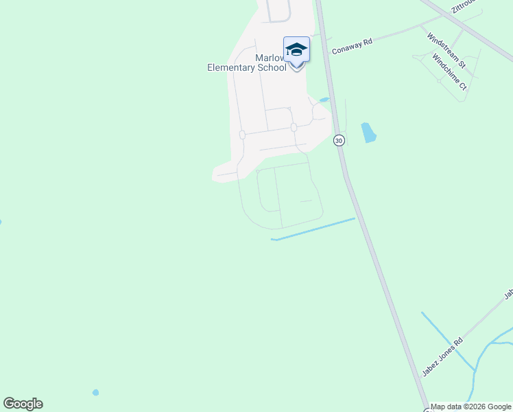 map of restaurants, bars, coffee shops, grocery stores, and more near 117 Covered Bridge Boulevard in Bloomingdale