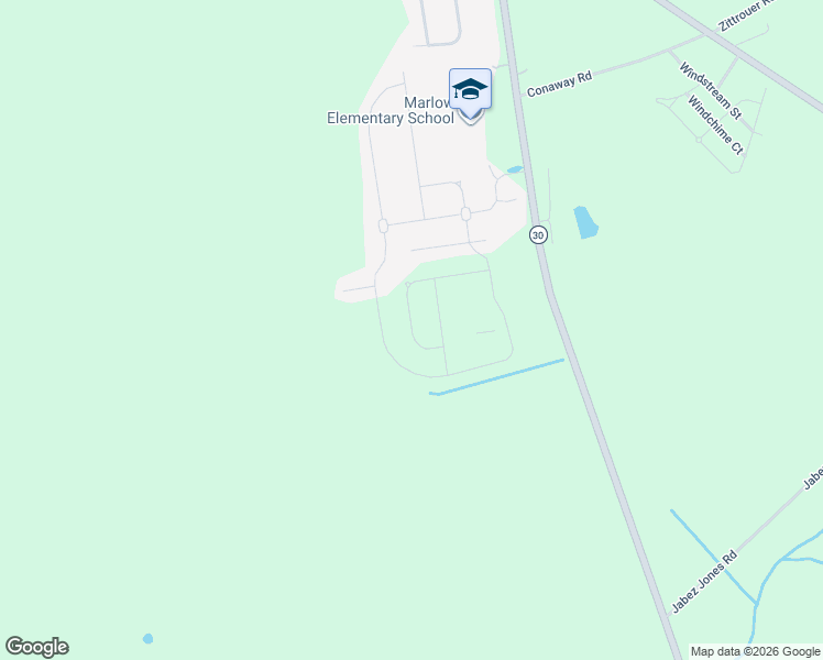 map of restaurants, bars, coffee shops, grocery stores, and more near 117 Covered Bridge Boulevard in Bloomingdale