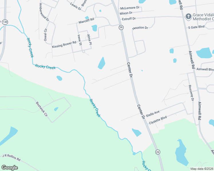 map of restaurants, bars, coffee shops, grocery stores, and more near 808 Center Place in Vidalia