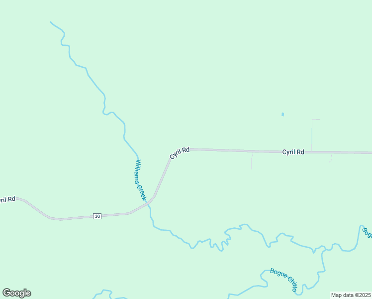 map of restaurants, bars, coffee shops, grocery stores, and more near Cyril Road in Choctaw County