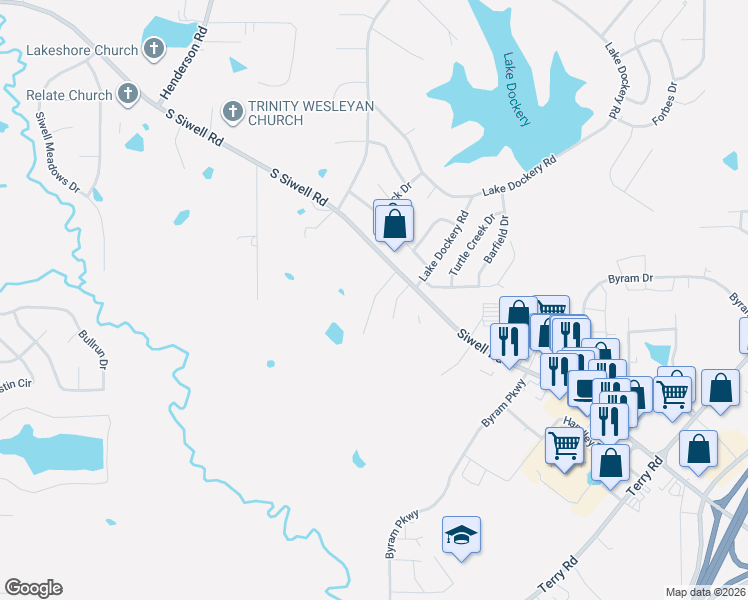 map of restaurants, bars, coffee shops, grocery stores, and more near Hollowpine Road in Byram