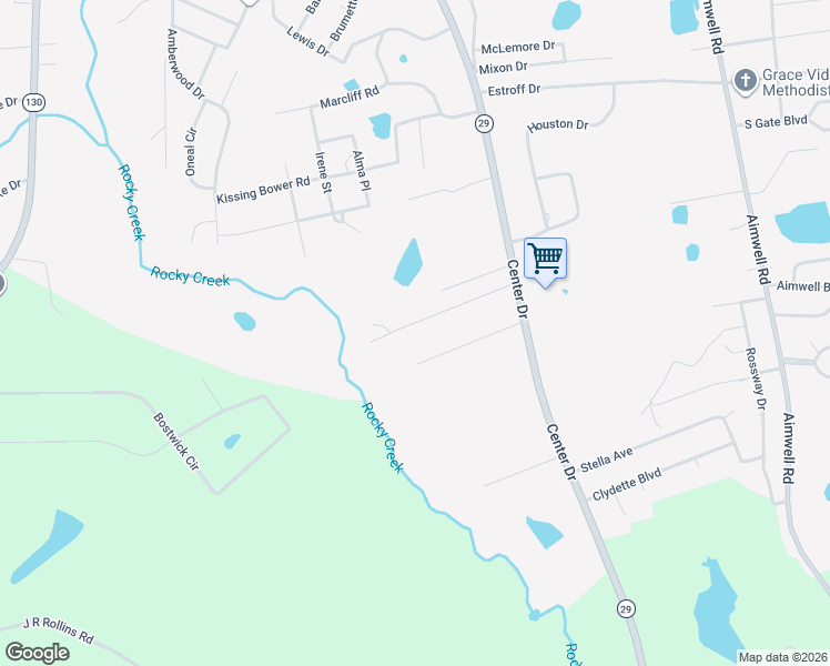 map of restaurants, bars, coffee shops, grocery stores, and more near 808 Center Place in Vidalia