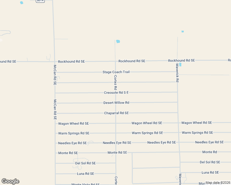 map of restaurants, bars, coffee shops, grocery stores, and more near Creosote Road South East in Luna County