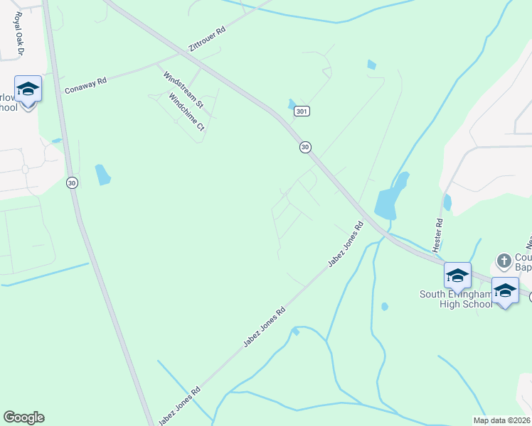 map of restaurants, bars, coffee shops, grocery stores, and more near 780 Noel C Conaway Road in Guyton