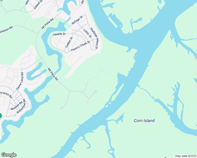 map of restaurants, bars, coffee shops, grocery stores, and more near 24 Jackfield Road in Bluffton