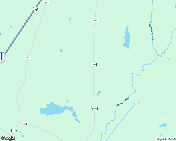 map of restaurants, bars, coffee shops, grocery stores, and more near 19834 County Road 1100 in Flint