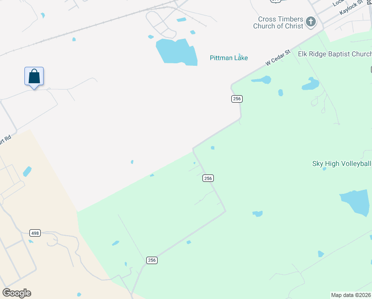 map of restaurants, bars, coffee shops, grocery stores, and more near US377 East South Loop in Stephenville