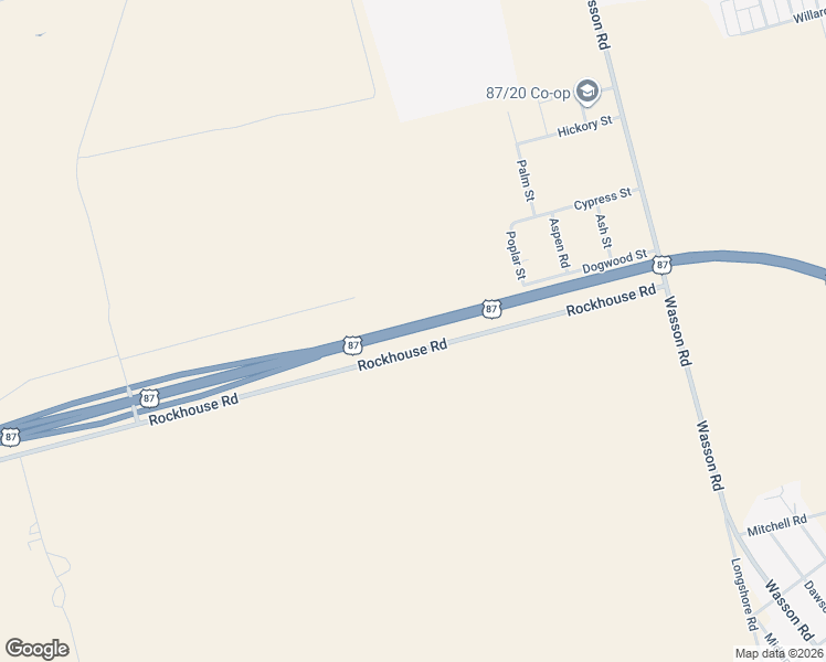 map of restaurants, bars, coffee shops, grocery stores, and more near in Big Spring