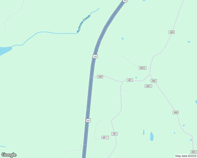 map of restaurants, bars, coffee shops, grocery stores, and more near 93-271 County Road 484 in Meridian