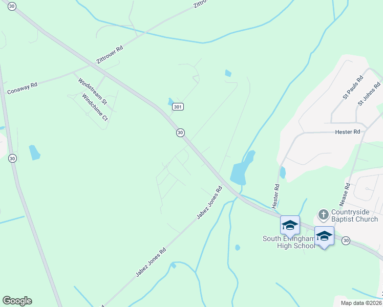 map of restaurants, bars, coffee shops, grocery stores, and more near 836 Noel C Conaway Road in Guyton