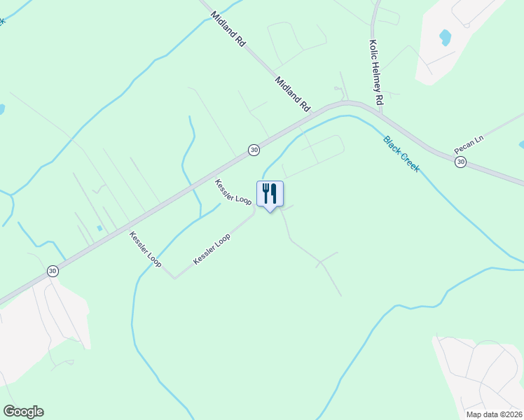 map of restaurants, bars, coffee shops, grocery stores, and more near 438 Kessler Loop in Guyton