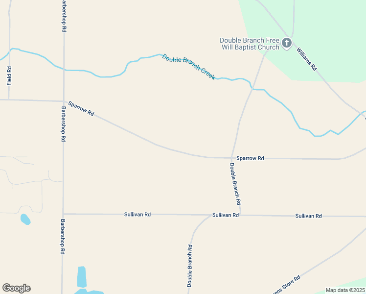 map of restaurants, bars, coffee shops, grocery stores, and more near 2509 Sparrow Road in Unadilla