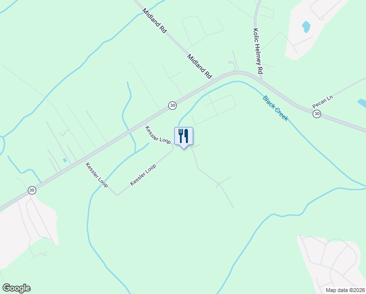 map of restaurants, bars, coffee shops, grocery stores, and more near 438 Kessler Loop in Guyton