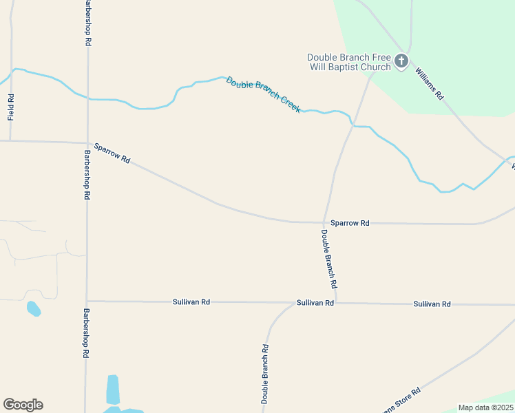 map of restaurants, bars, coffee shops, grocery stores, and more near 2509 Sparrow Road in Unadilla
