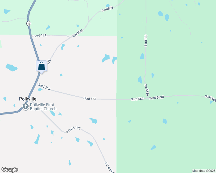 map of restaurants, bars, coffee shops, grocery stores, and more near in Polkville