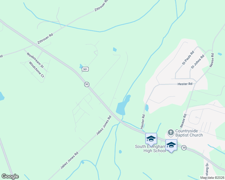 map of restaurants, bars, coffee shops, grocery stores, and more near 203 Old Lake Road in Guyton