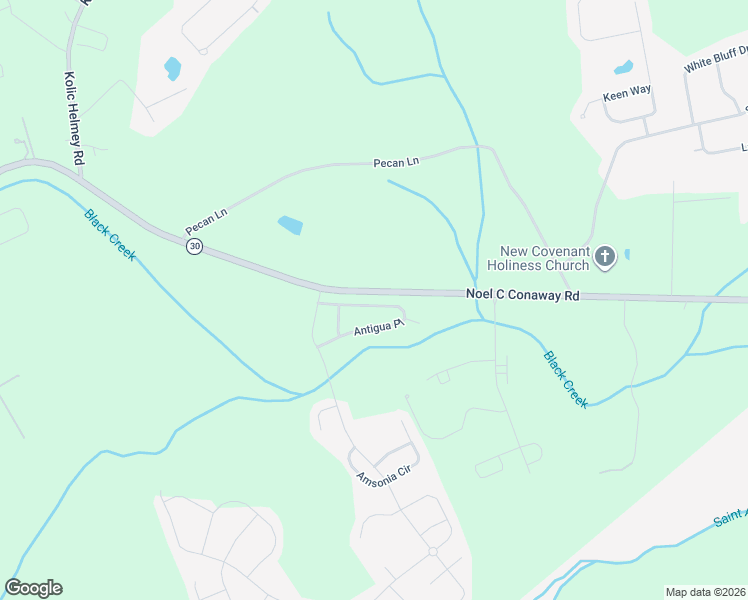 map of restaurants, bars, coffee shops, grocery stores, and more near 213 Antigua Place in Guyton