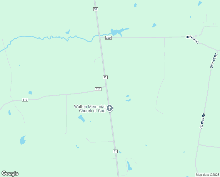 map of restaurants, bars, coffee shops, grocery stores, and more near Farm to Market Road 31 in De Berry