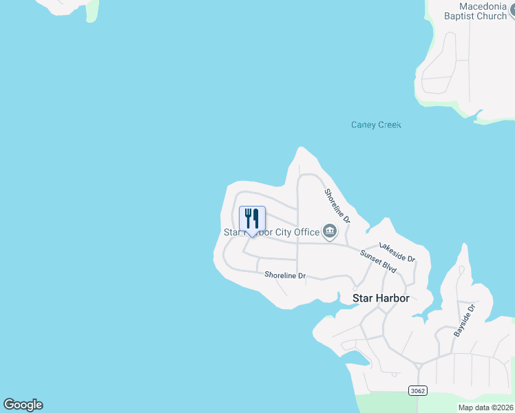 map of restaurants, bars, coffee shops, grocery stores, and more near 95 Shoreline Drive in Malakoff