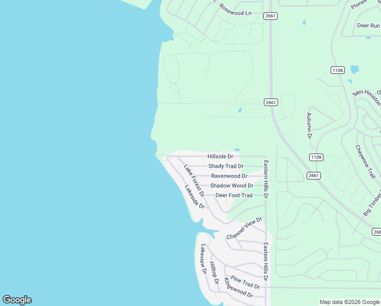 map of restaurants, bars, coffee shops, grocery stores, and more near 17206 Hillside Dr in Flint