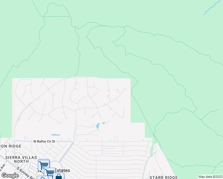 map of restaurants, bars, coffee shops, grocery stores, and more near 2041 South Diamond D Drive in Tucson