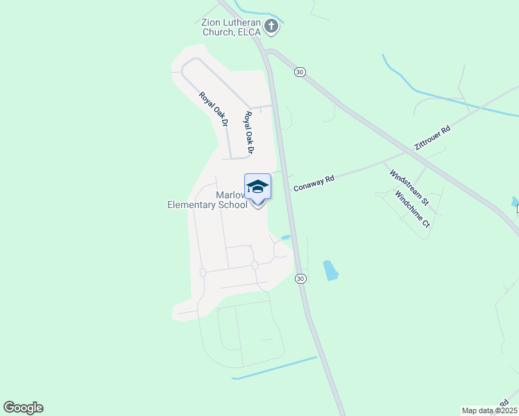 map of restaurants, bars, coffee shops, grocery stores, and more near 5160 Georgia 17 in Guyton