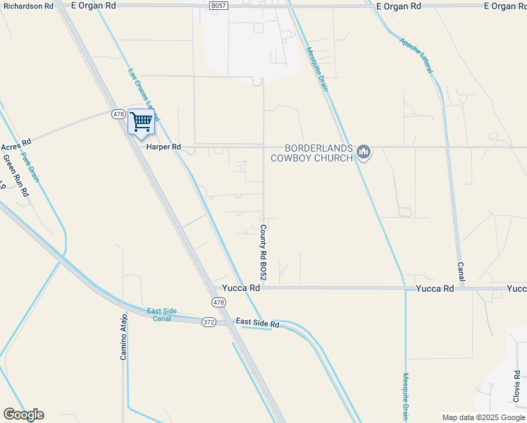map of restaurants, bars, coffee shops, grocery stores, and more near 298 Estrellita Ct in Dona Ana