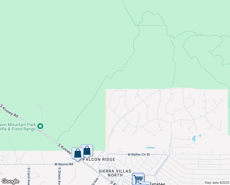 map of restaurants, bars, coffee shops, grocery stores, and more near 6064 West 10 Star Drive in Tucson