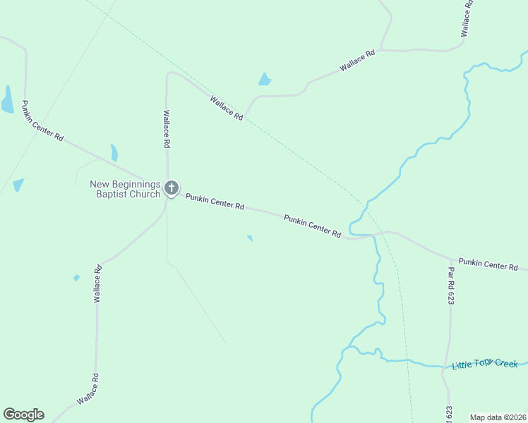 map of restaurants, bars, coffee shops, grocery stores, and more near Punkin Center Road in Bienville Parish