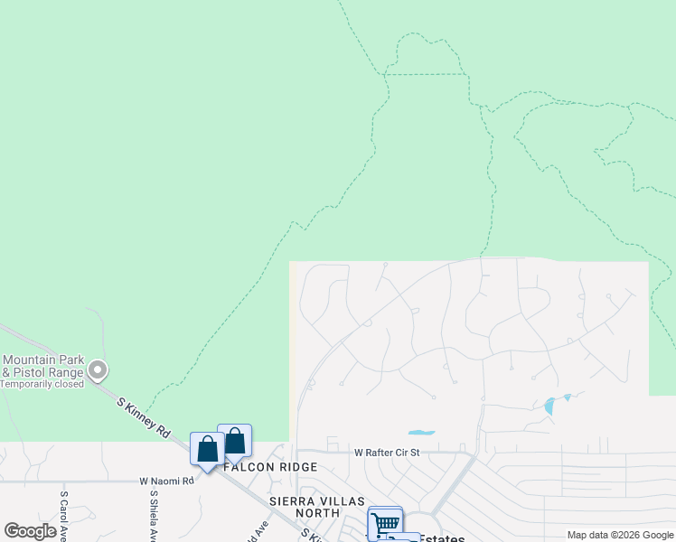 map of restaurants, bars, coffee shops, grocery stores, and more near 6055 West 10 Star Drive in Tucson