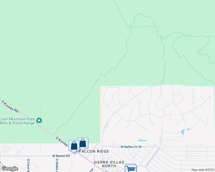 map of restaurants, bars, coffee shops, grocery stores, and more near 6064 West 10 Star Drive in Tucson
