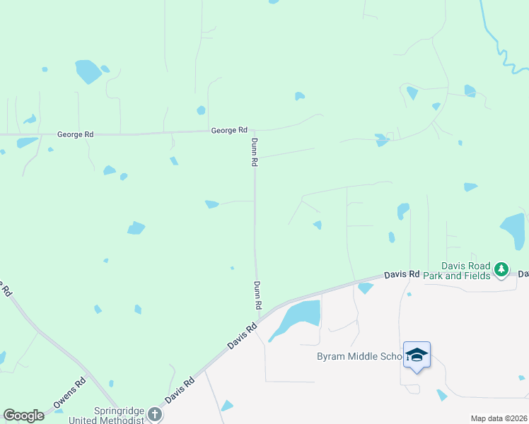 map of restaurants, bars, coffee shops, grocery stores, and more near 1408 Dunn Road in Terry