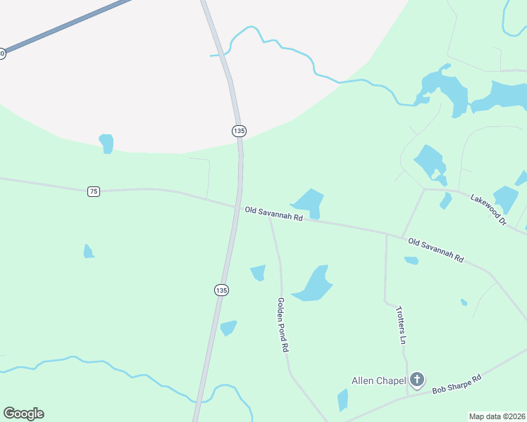 map of restaurants, bars, coffee shops, grocery stores, and more near 135 Gay Lane in Vidalia