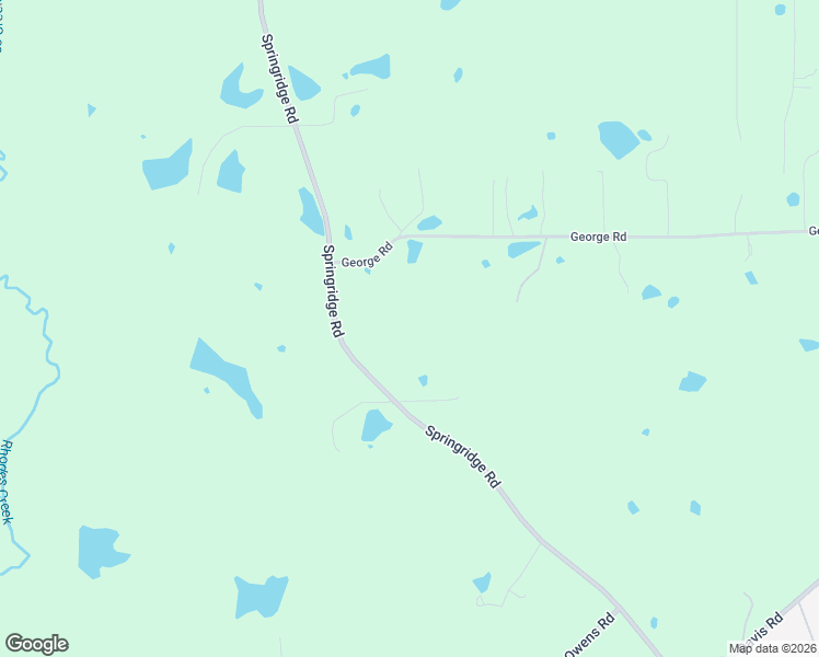 map of restaurants, bars, coffee shops, grocery stores, and more near 8414 Springridge Road in Terry