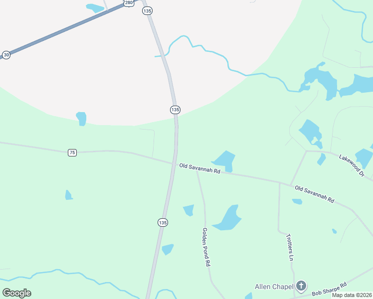 map of restaurants, bars, coffee shops, grocery stores, and more near 135 Gay Lane in Vidalia