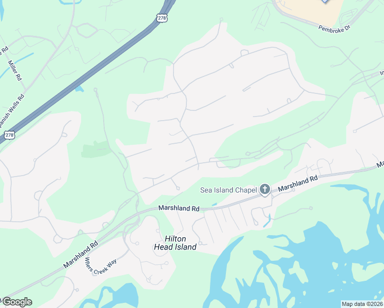 map of restaurants, bars, coffee shops, grocery stores, and more near 4 Chaplin Drive in Hilton Head Island