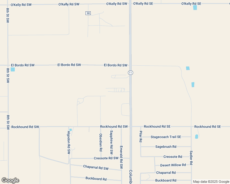 map of restaurants, bars, coffee shops, grocery stores, and more near Gunters M H Park in Deming