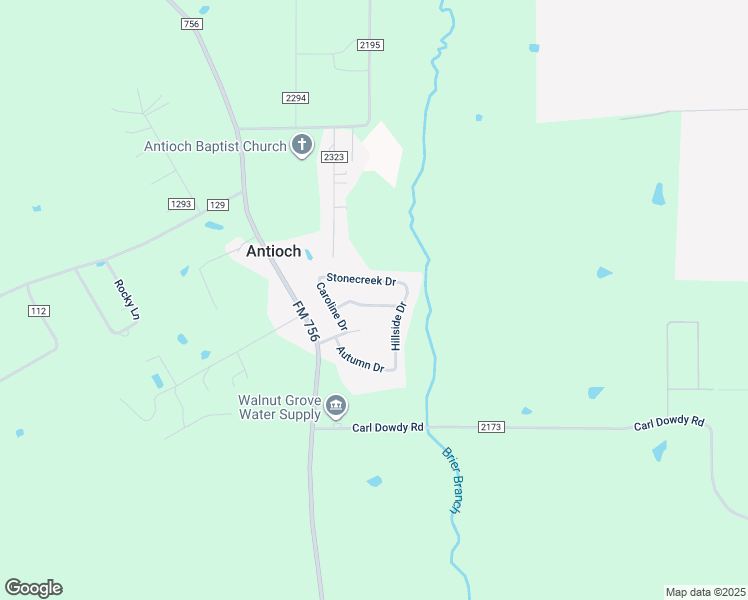 map of restaurants, bars, coffee shops, grocery stores, and more near 8869 Jennifer Drive in Tyler
