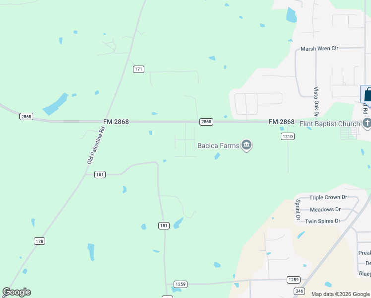 map of restaurants, bars, coffee shops, grocery stores, and more near Stepanie Lane in Flint