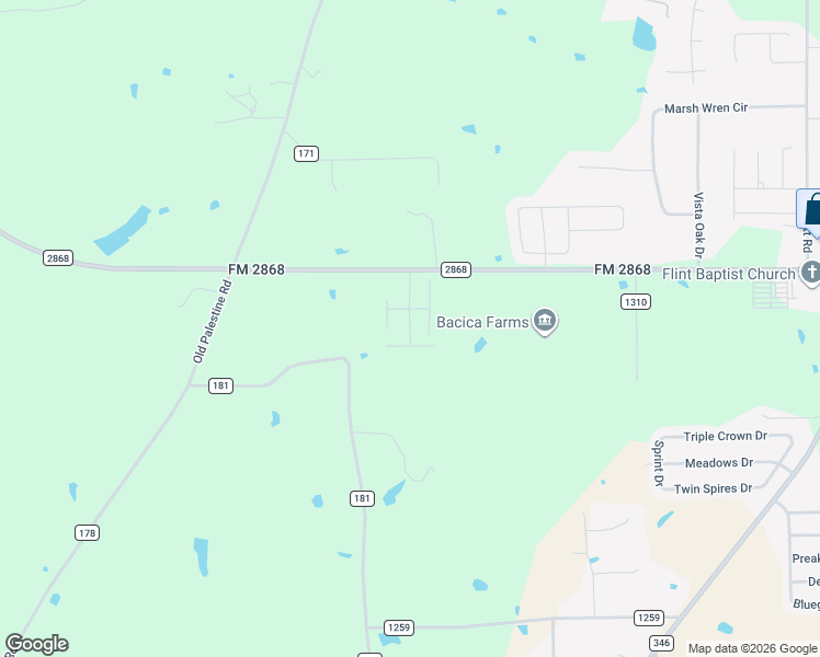 map of restaurants, bars, coffee shops, grocery stores, and more near Stepanie Lane in Flint